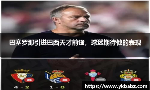 巴塞罗那引进巴西天才前锋，球迷期待他的表现